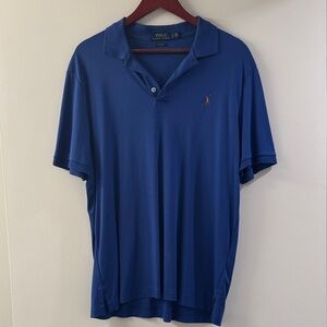 Polo by Ralph Lauren Men's Classic Blue Polo Shirt